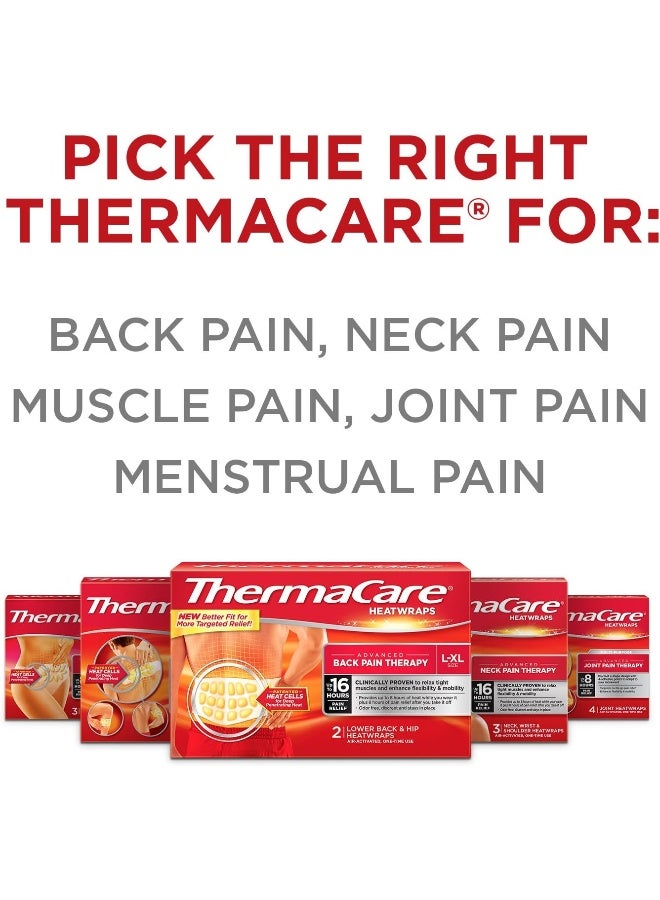 ThermaCare Portable Heating Pad, Neck and Shoulder Pain Relief Patches, Multi-Purpose Heat Wraps, 3 Count - Image 4